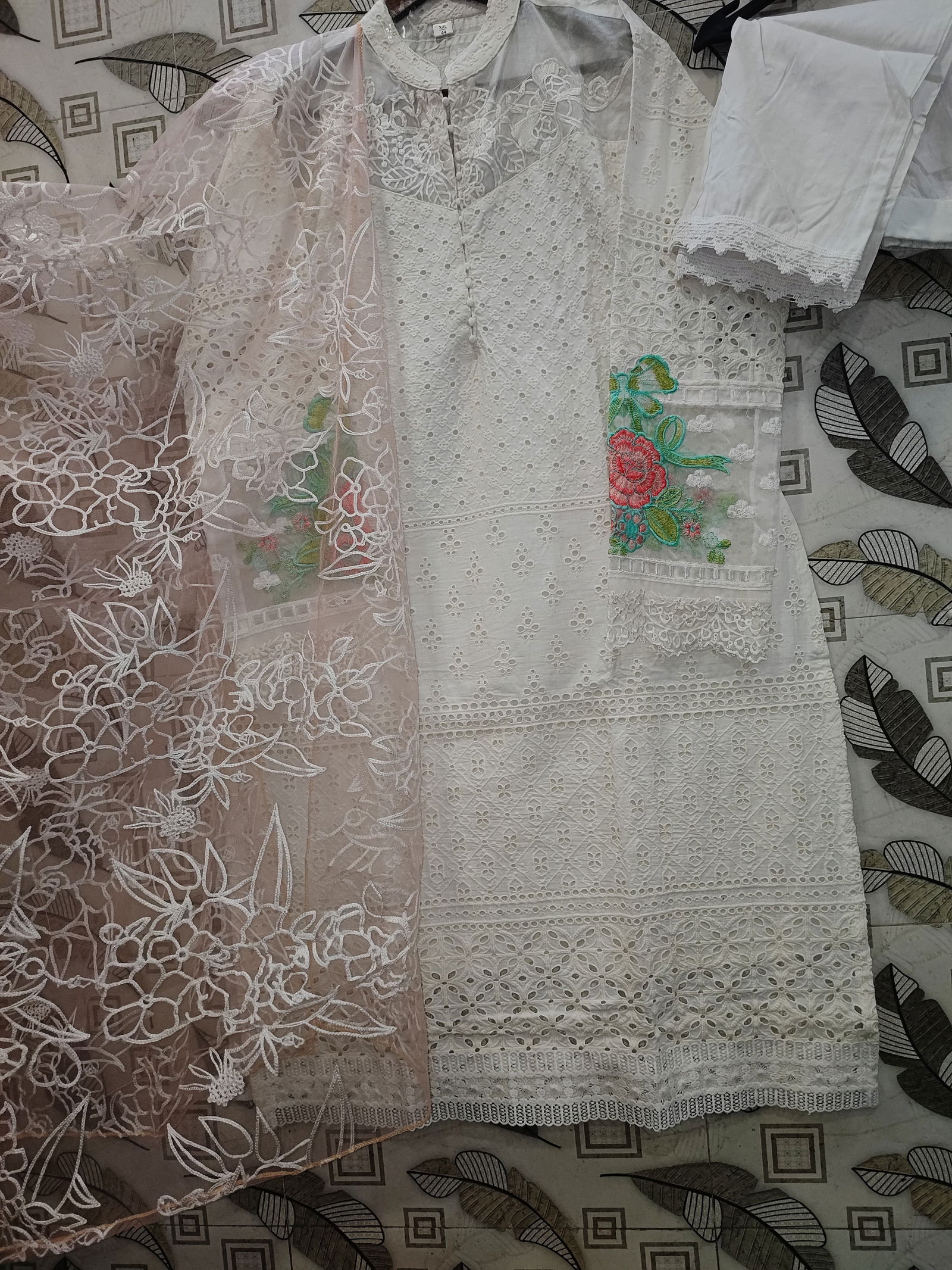 Hazzel 7773 A To D Cotton Chiken Embroidery Pakistani Suits Suppliers in India
